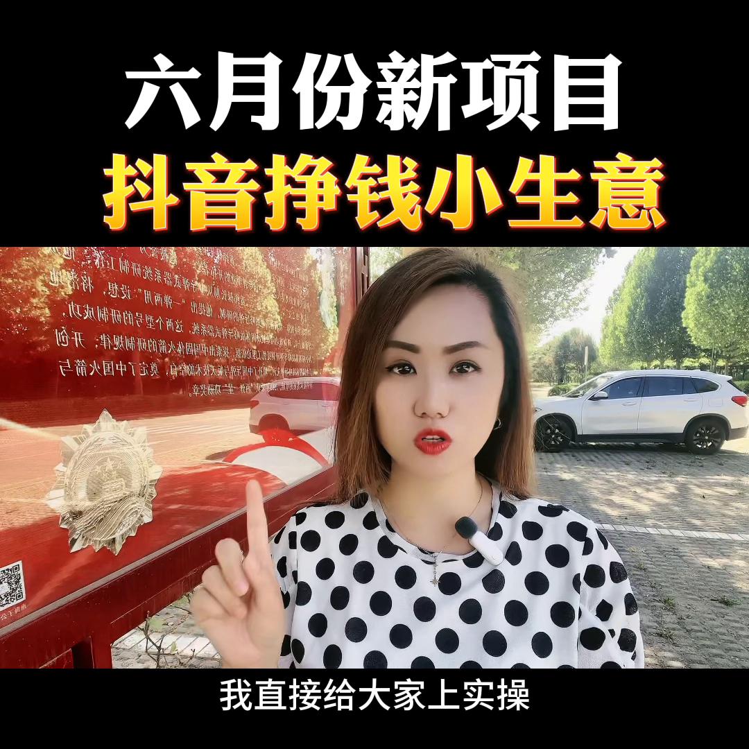 六月份以后，抖音新项目，挣钱小生意@DOU+小助手