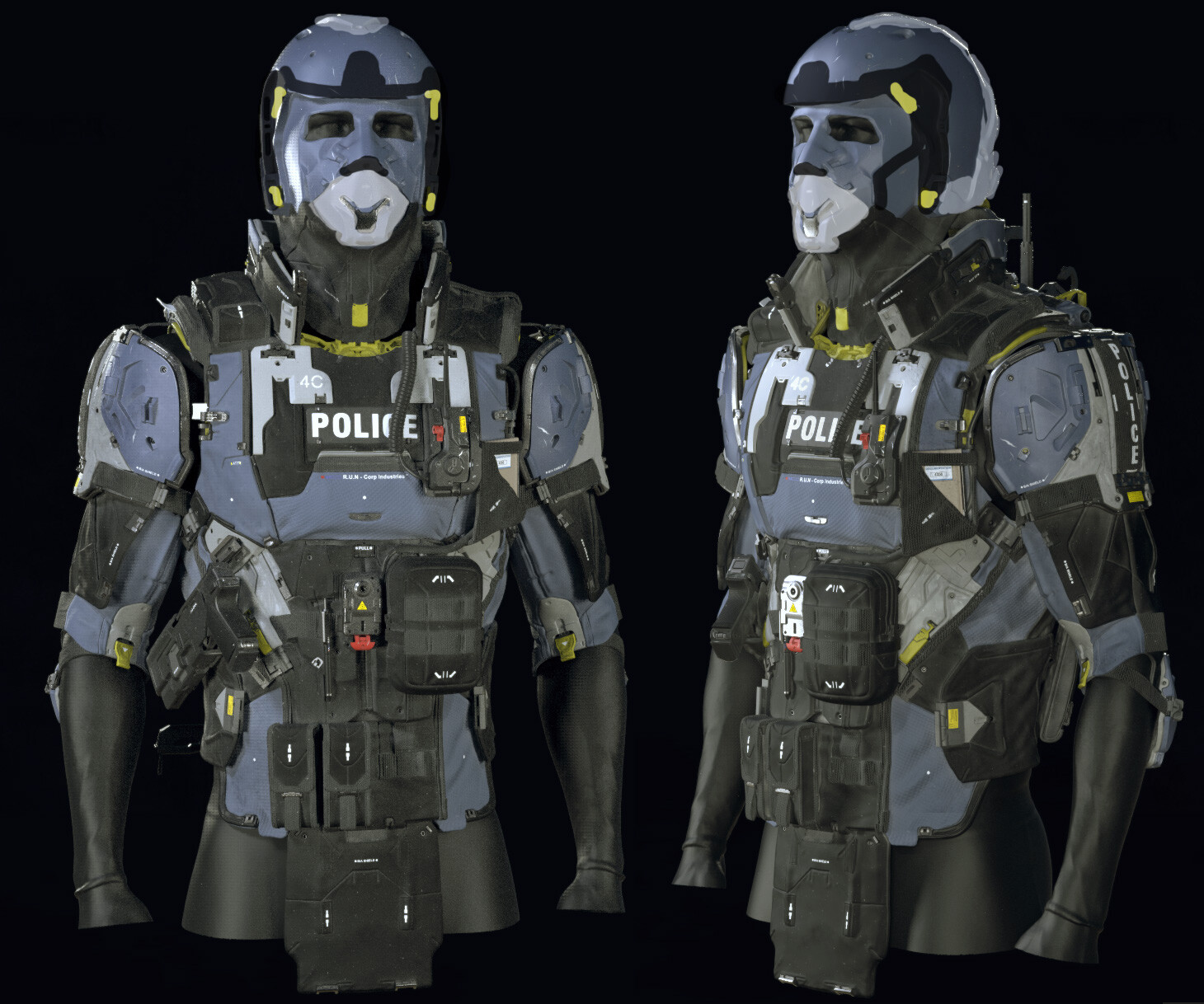 COOL!令人叹为观止的精密机甲穿戴设备｜设计师mikenash作品欣赏