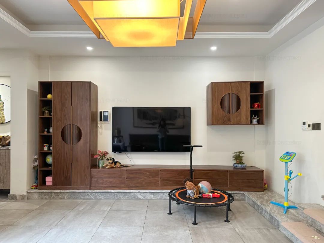 55平超大儿童房，东方意境美客餐厅，上海业主家一“慕”了然