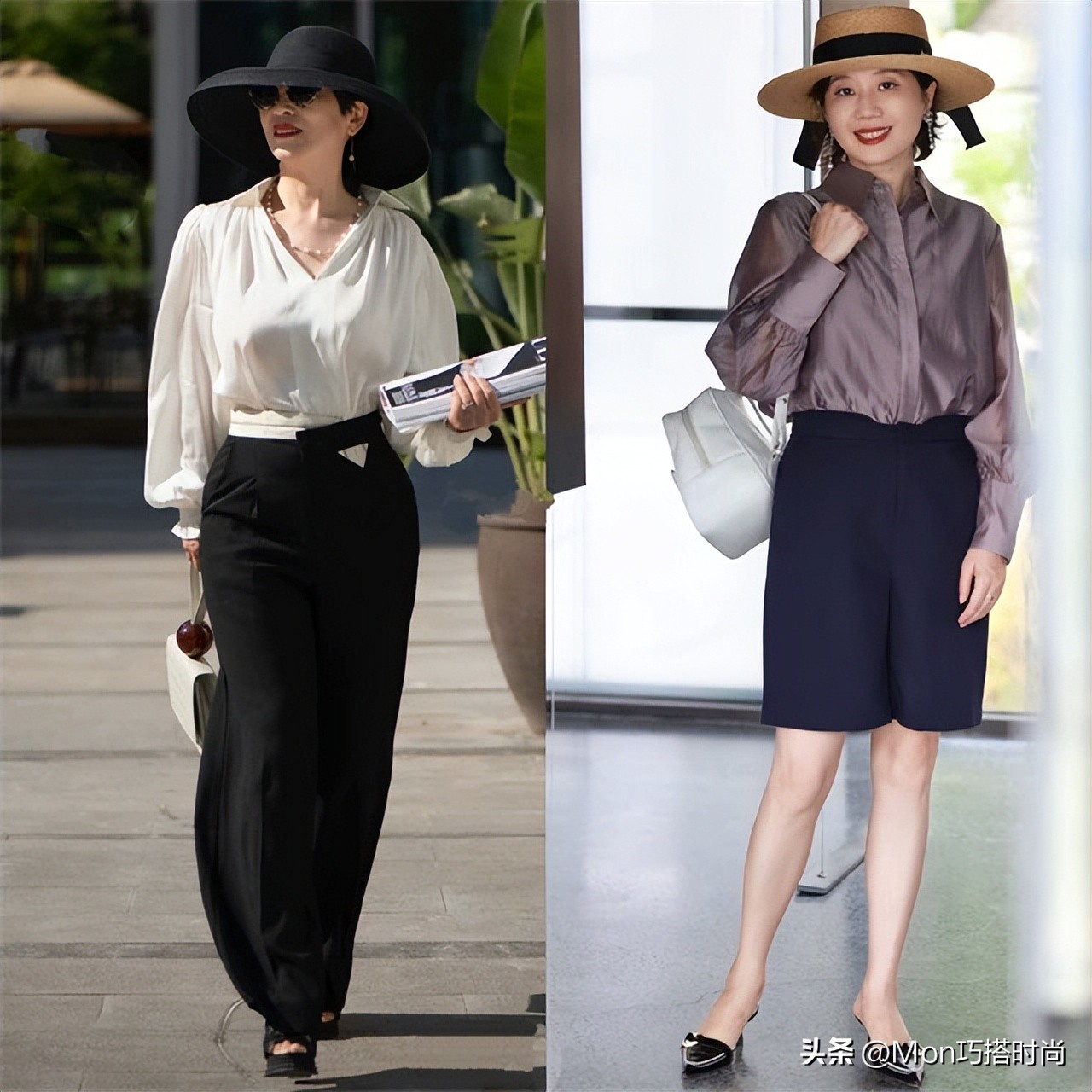 中年女人适合戴的帽子图片,帽子对于时尚的重要性