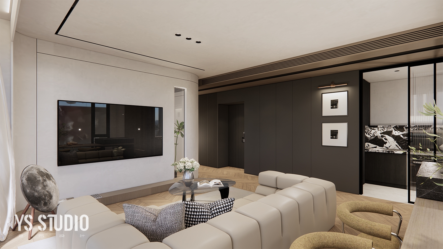 万科御澜道四期三房极简风格,万科御澜道精装房