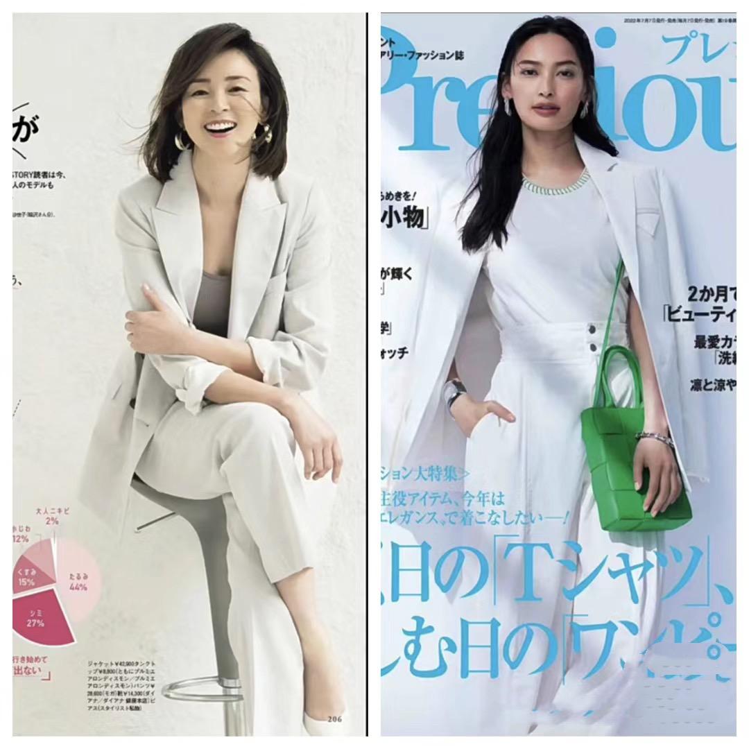 黑西服怎么搭配好看中年女性,白色修身西服搭配高级感女生