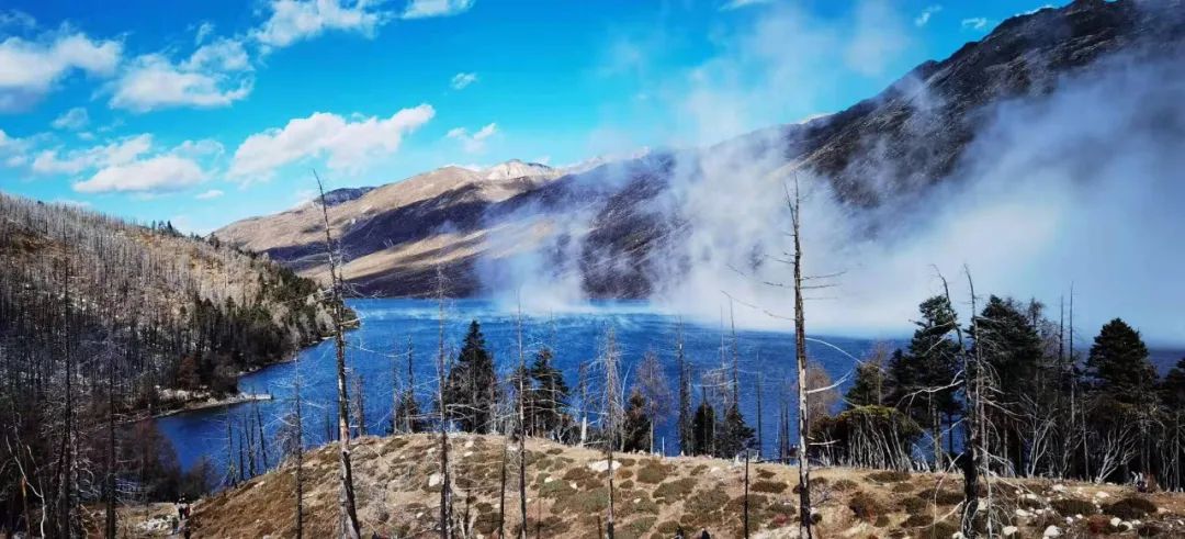 现在的木格措风景,川西高原木格措旅游