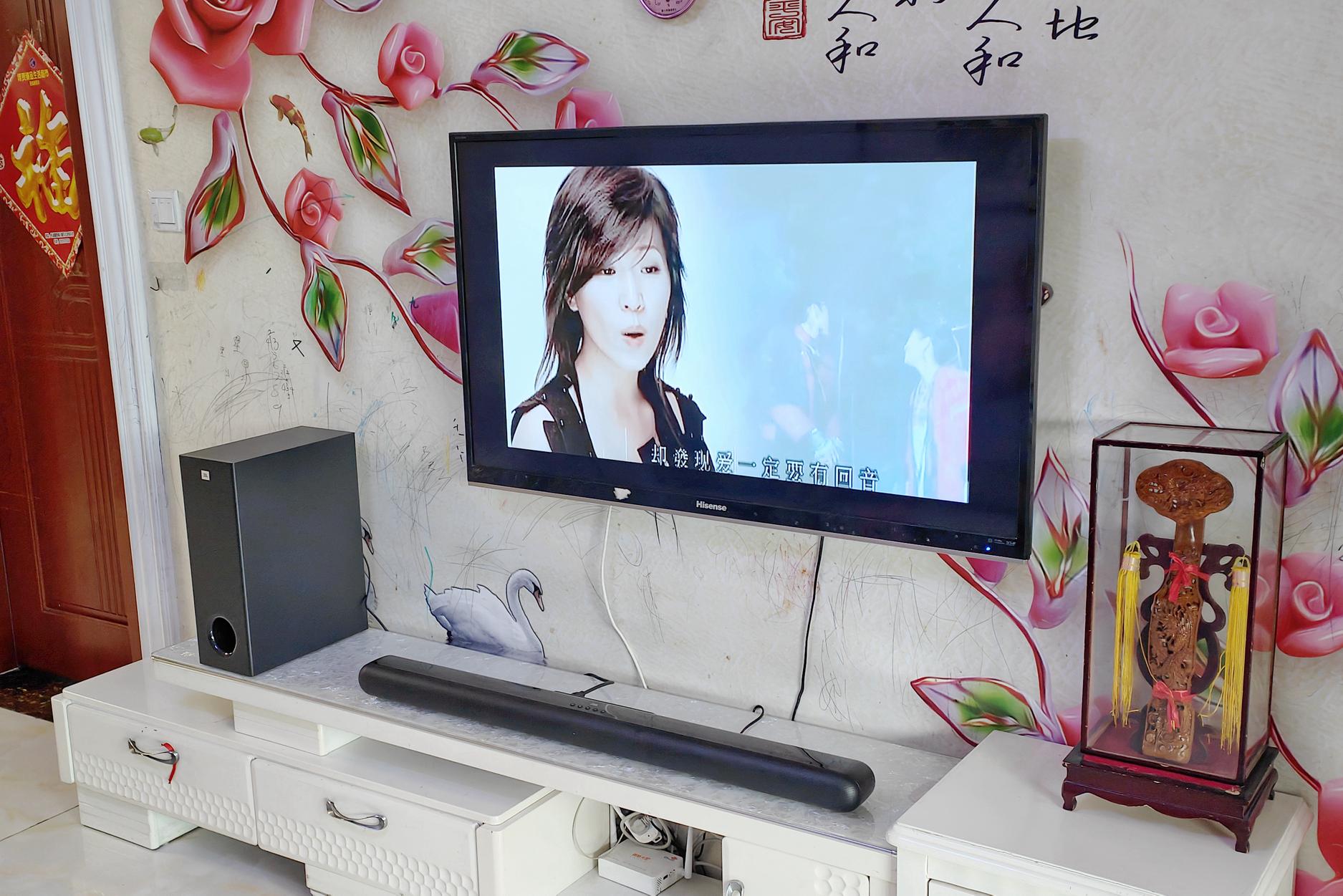 客厅音响效果试听,jbl电视音响回音壁效果