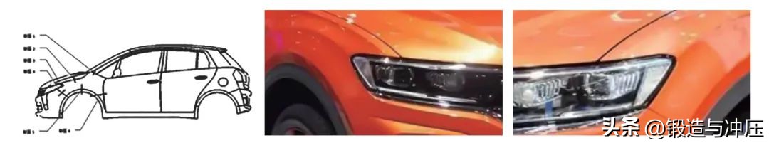 前翼子板尖角怎么包,翼子板尖角凹陷修复