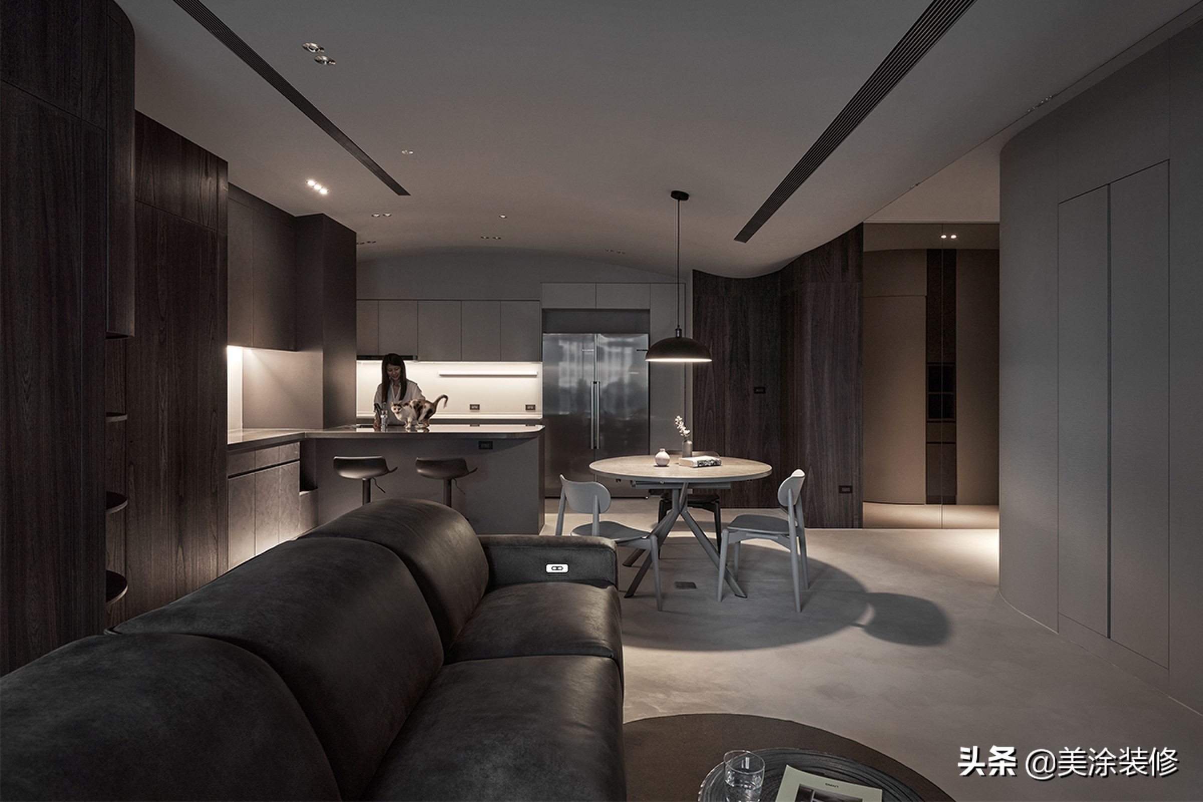墨韵流光，余波荡漾！114㎡温朴灰调生活