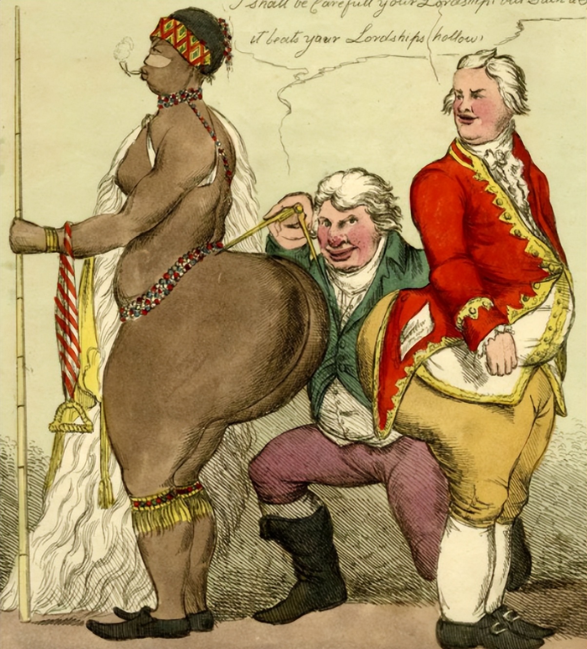 南非女孩巴特曼:因巨臀被白人骗到欧洲做展览,死后200年成标本