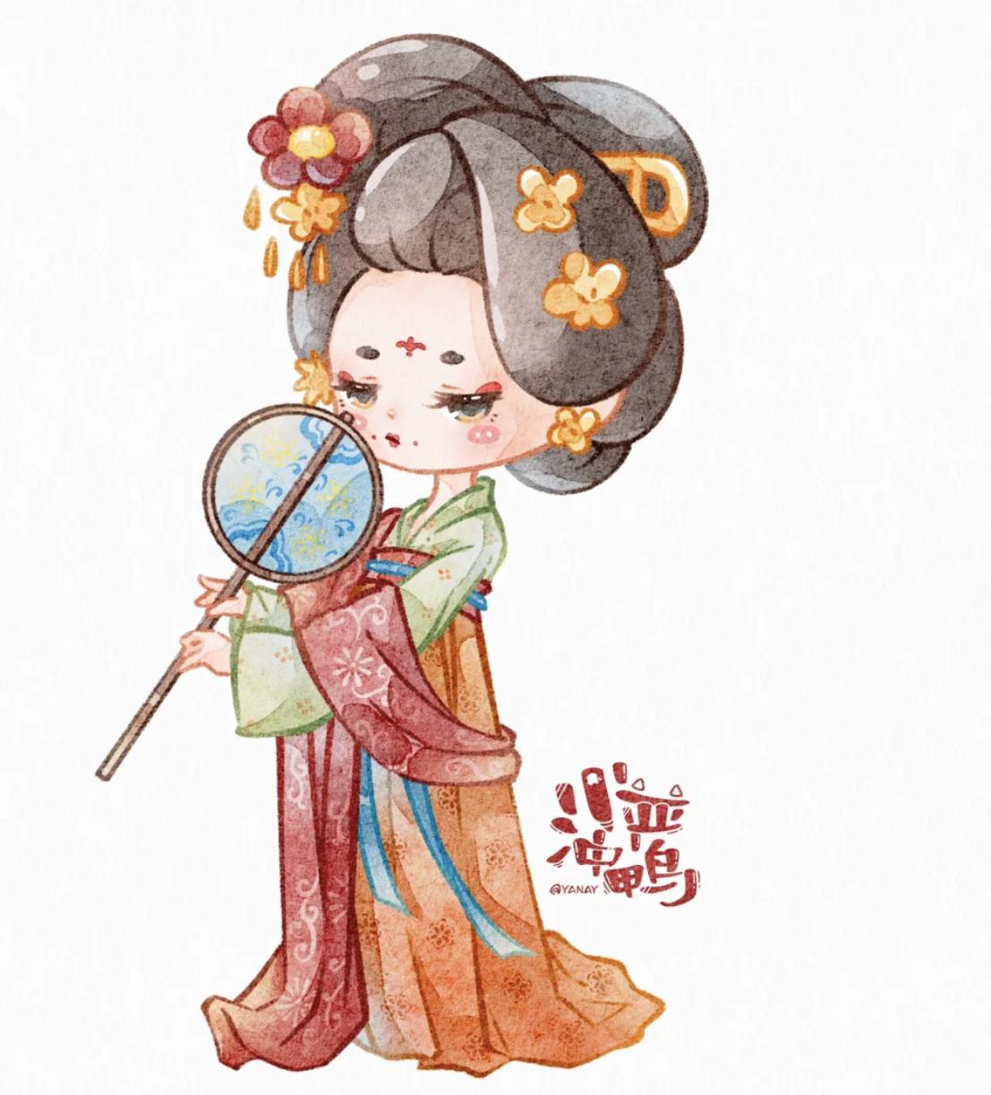 简约小人插画哪里下载,插画可爱小清新动漫