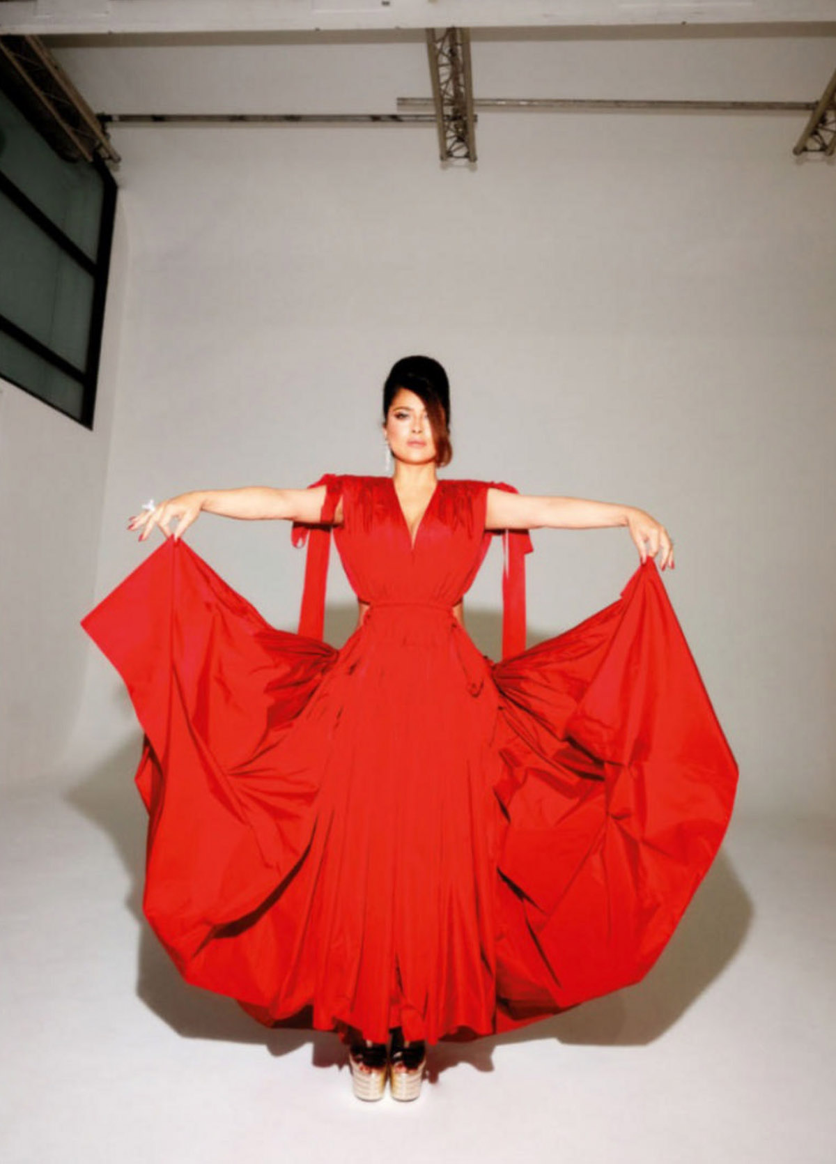 墨西哥女星萨尔玛·海耶克,SalmaHayek拍摄的时尚杂志大片