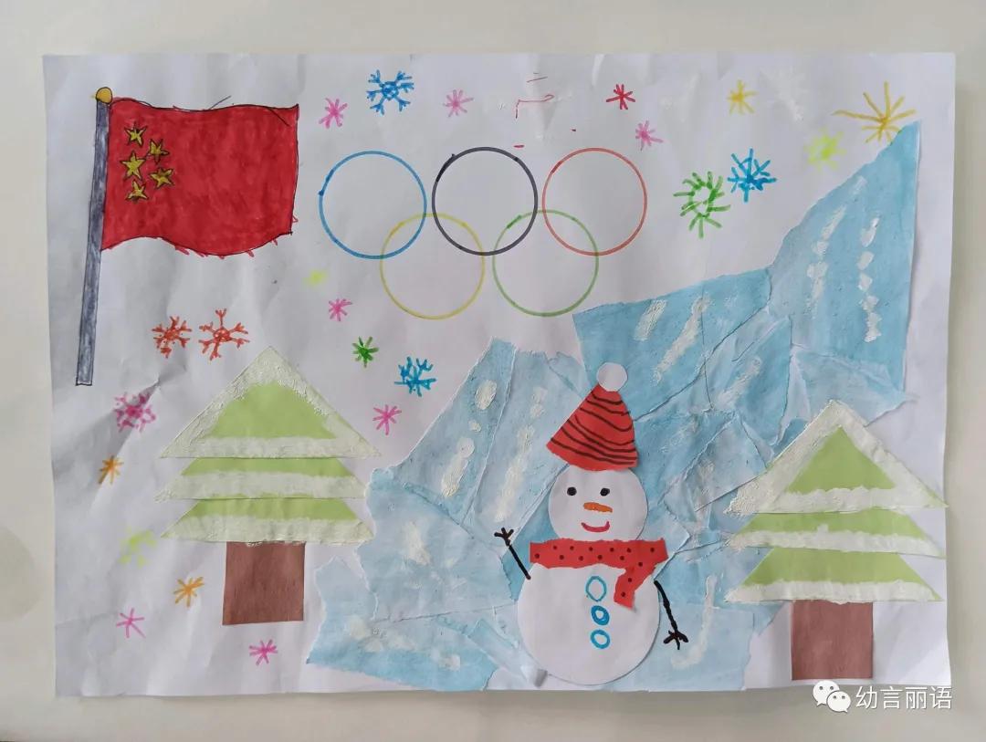 助力冬奥创意美术手工,冬奥会冰墩墩和雪容融绘画