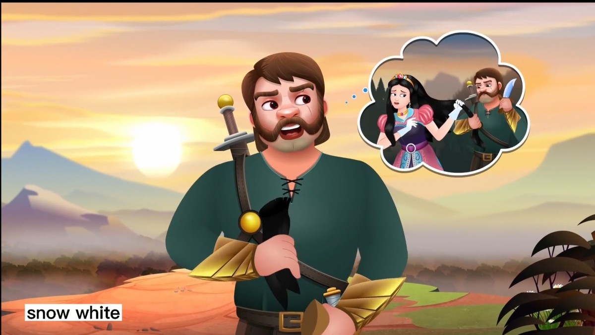 格林童话白雪公主英文阅读,白雪公主格林童话国语版