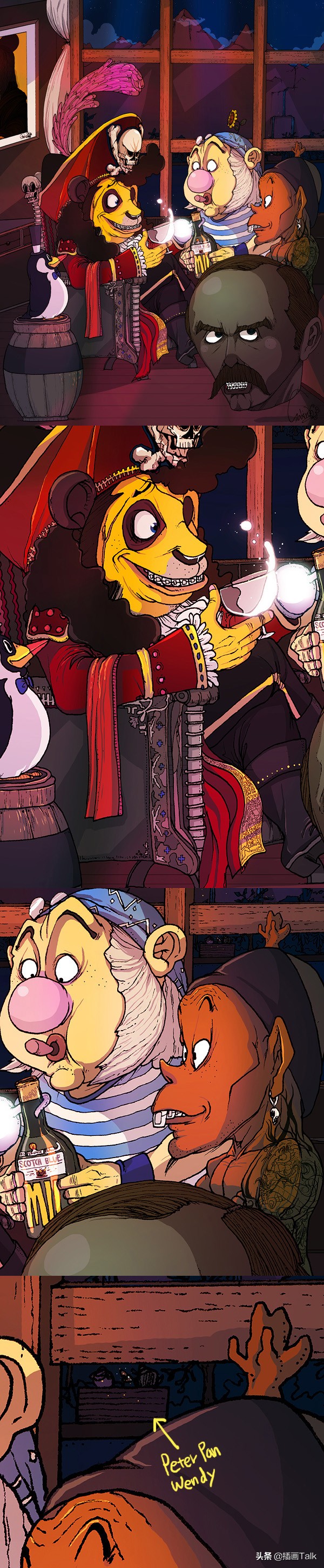 韩国插画师daehyunkim插画作品,韩国插画师siki作品