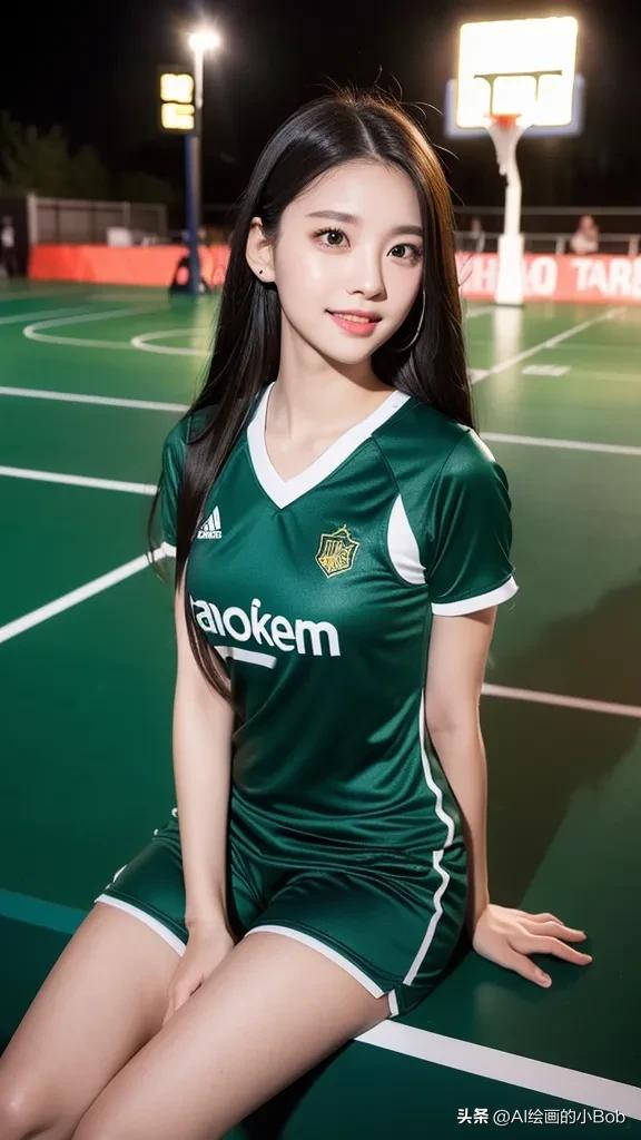 ai画打篮球女生图片,ai绘画女生打篮球教程
