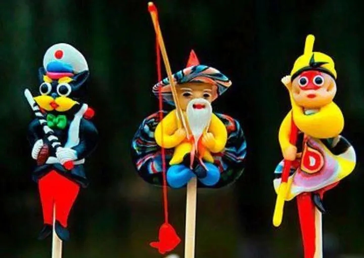 国家级非遗北京面人郎传承人,捏面人面塑的制作过程