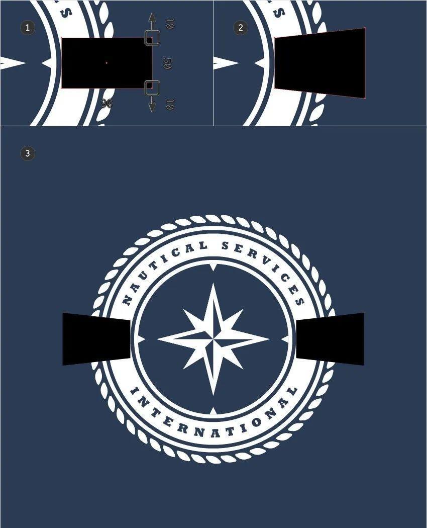 航海主题徽标,航海公司的徽标