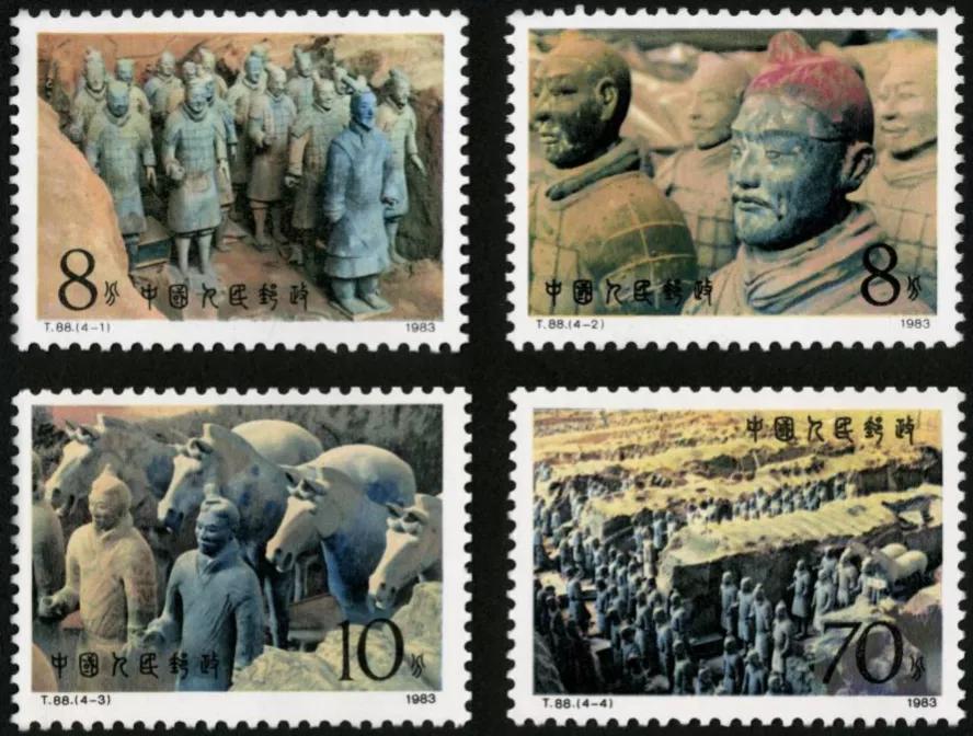 兵马俑纪念邮票价格,秦始皇铜车马邮票价格表