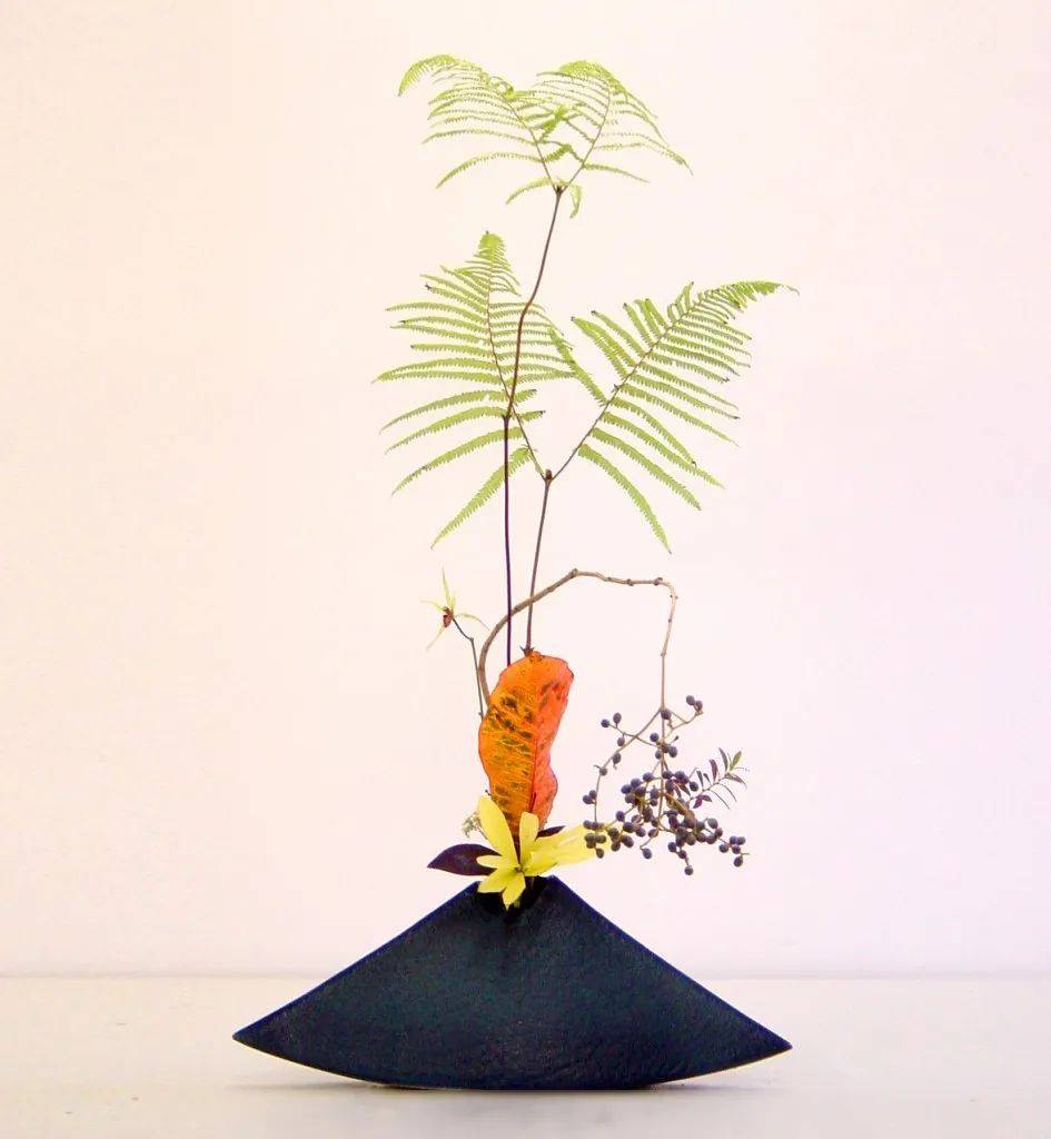 日式插花小原流花道,日式插花的13个基本技巧