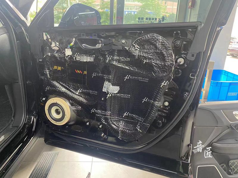本田冠道改装res声浪,本田冠道改装全车音响7喇叭