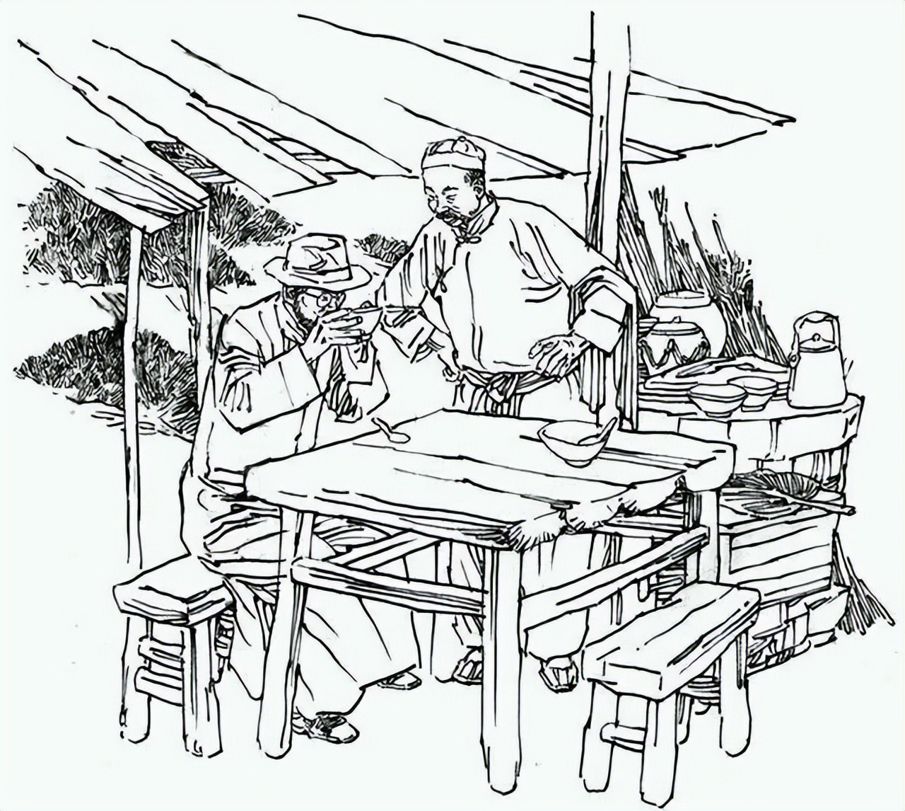 民间故事传说福气,油茶的传说