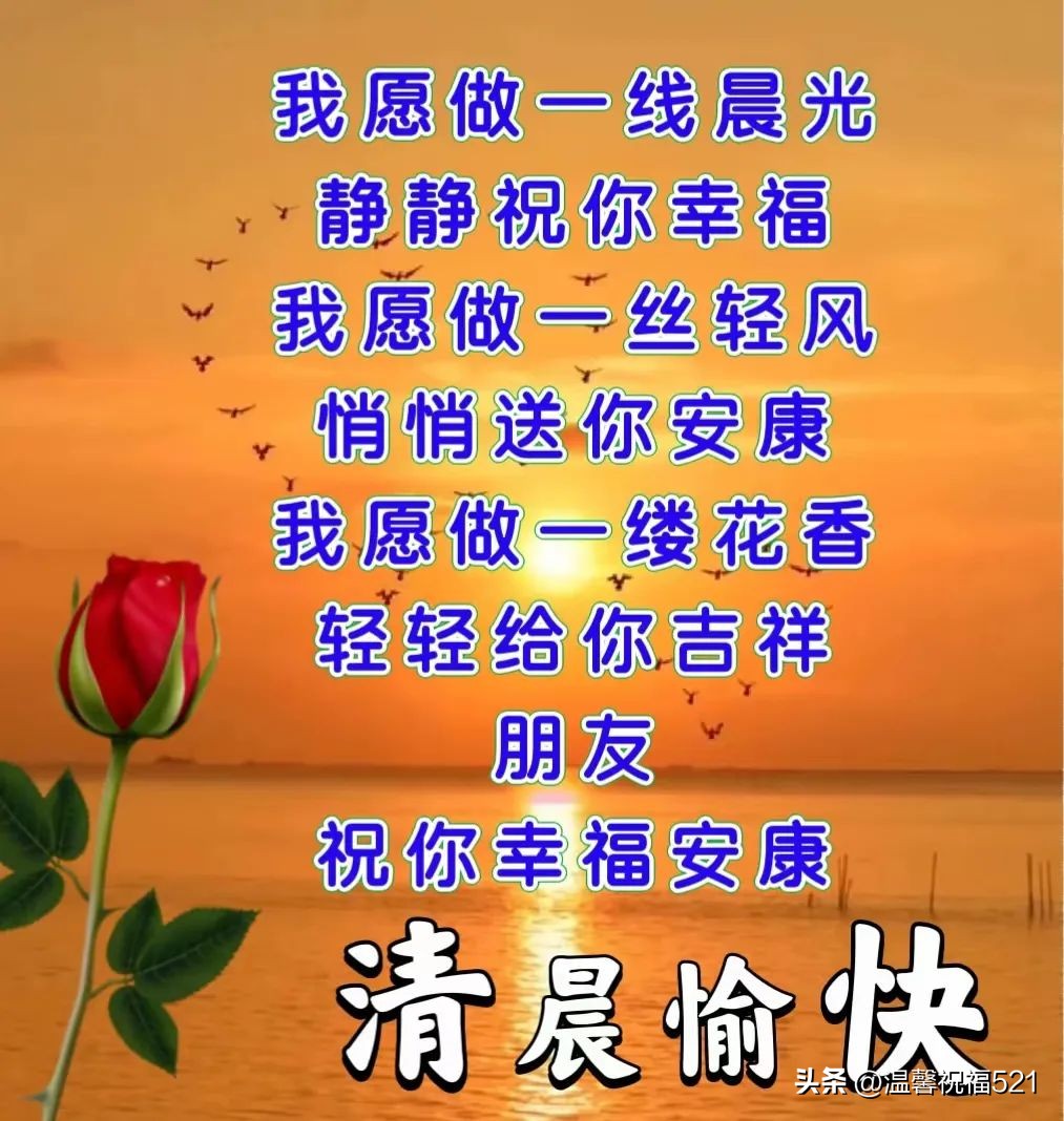 早上好图片带字早安问候,最新早上好带字温馨问候图片