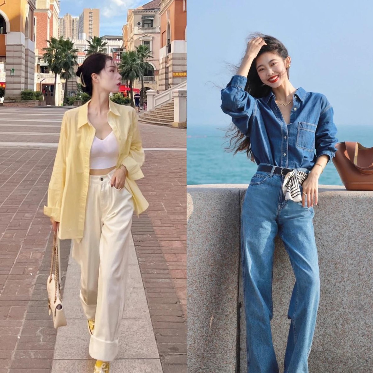 小个女生穿搭有“窍门”,“2个强化+2个弱化”,轻松显高几公分