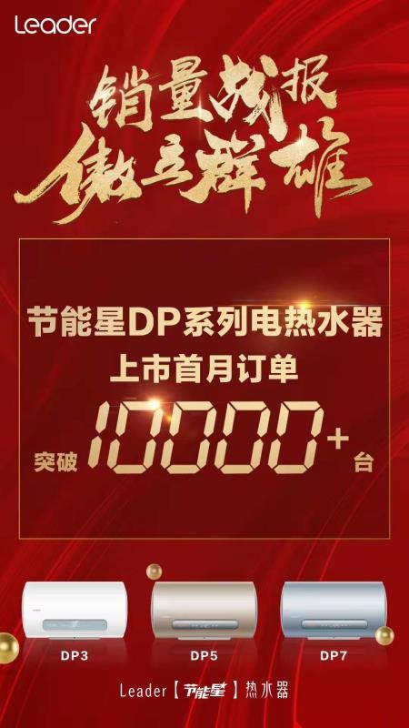 热水器龙头销量第一,2023年热水器销量排名第一
