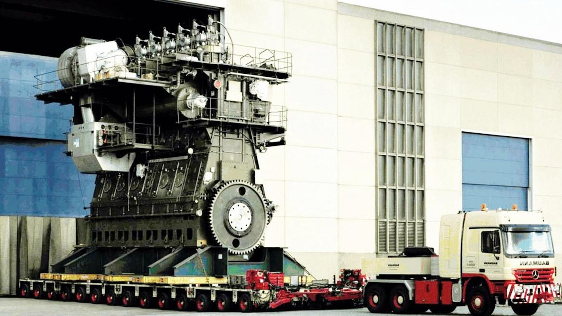 全世界最大的发动机5层楼高,全球最大柴油机多少马力