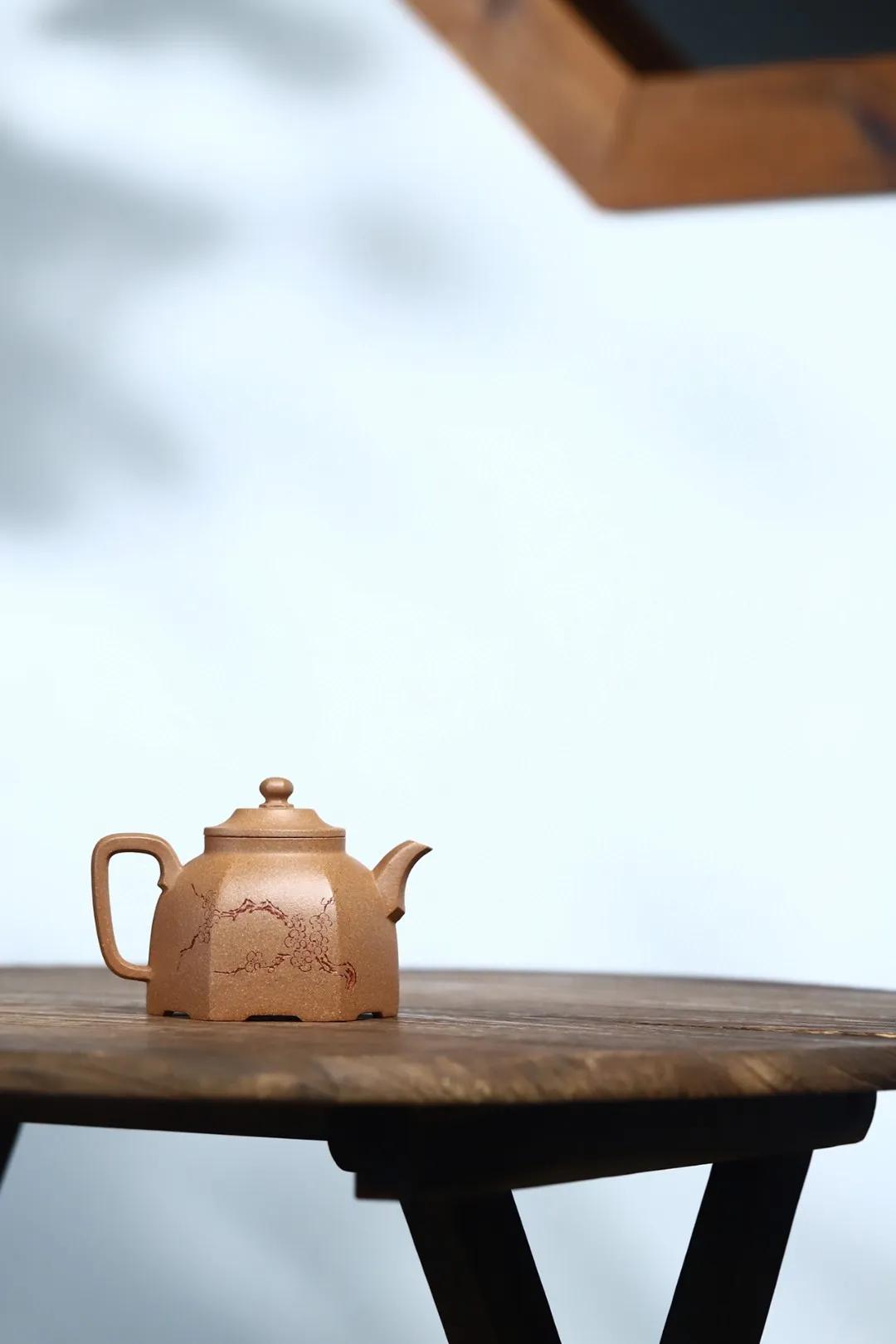 正宗宜兴紫砂方茶壶,宜兴黑金砂紫砂壶