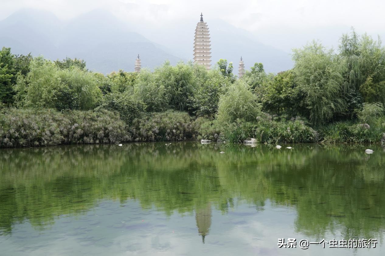 大理三塔崇圣寺宝贝,大理崇圣寺三塔倒影