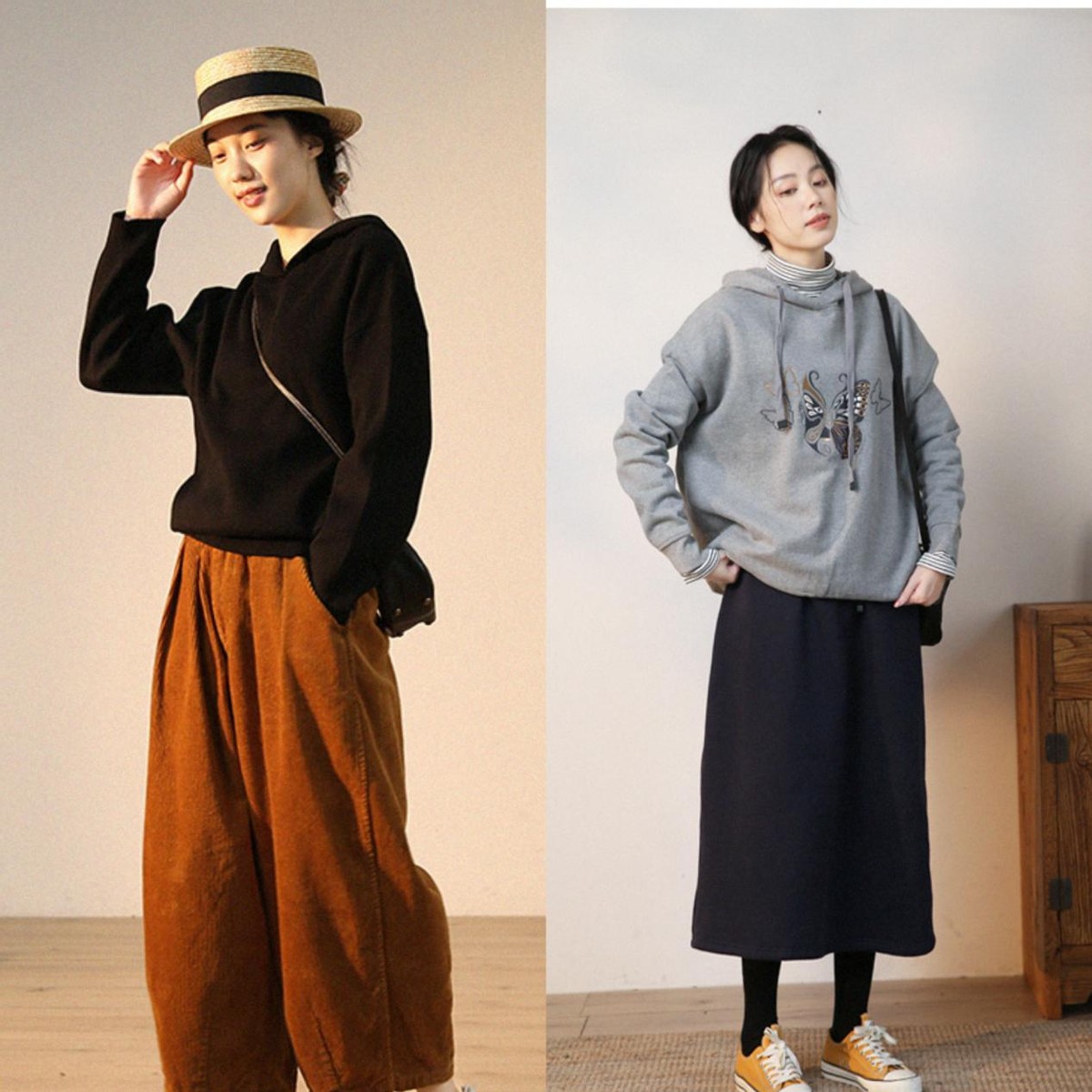 卫衣穿在里面怎么搭配好看,卫衣和什么衣服穿搭好看