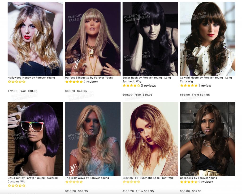 假发外贸拟投放平台,假发外贸网站模板