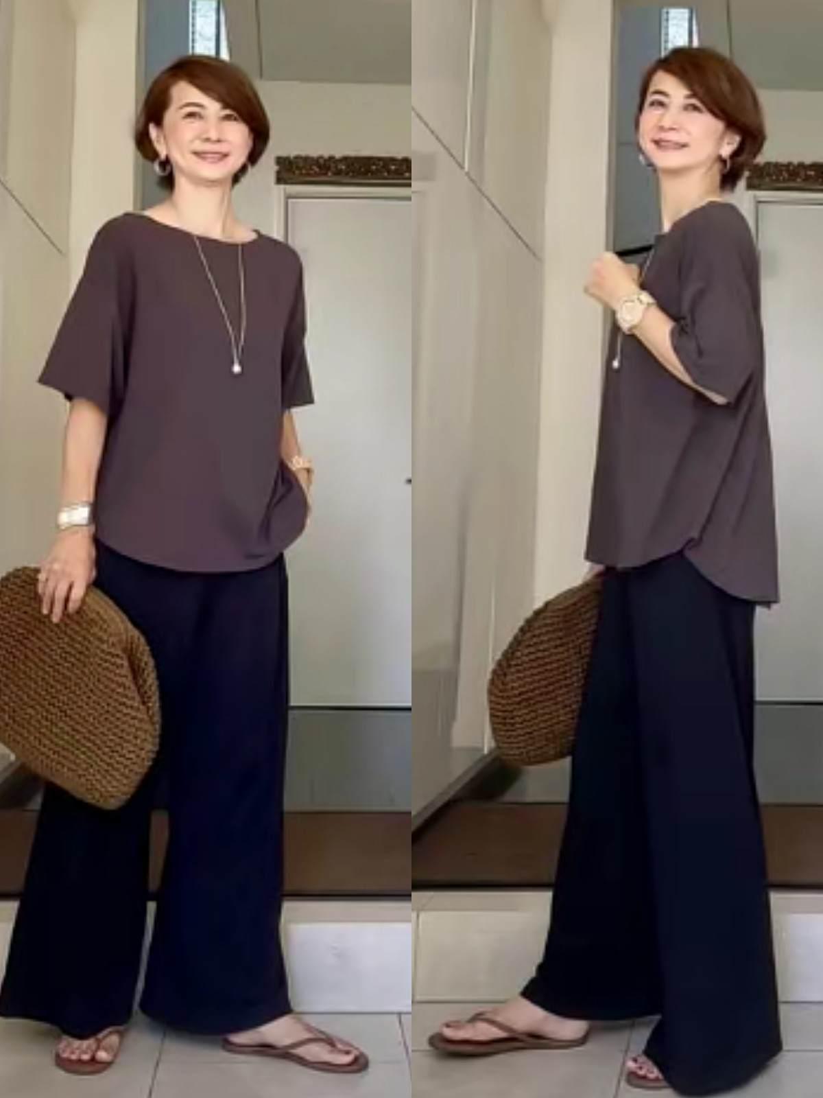 日系慵懒中性短发搭配衣服,女装高级感穿搭30岁小众短发