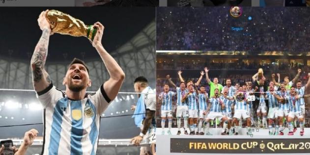 卡塔尔世界杯梅西夺冠时刻,卡塔尔世界杯梅西夺冠颁奖