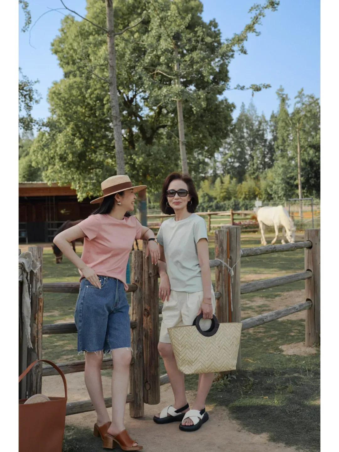 三木母女夏季穿衣搭配,三木母女穿衣搭配图