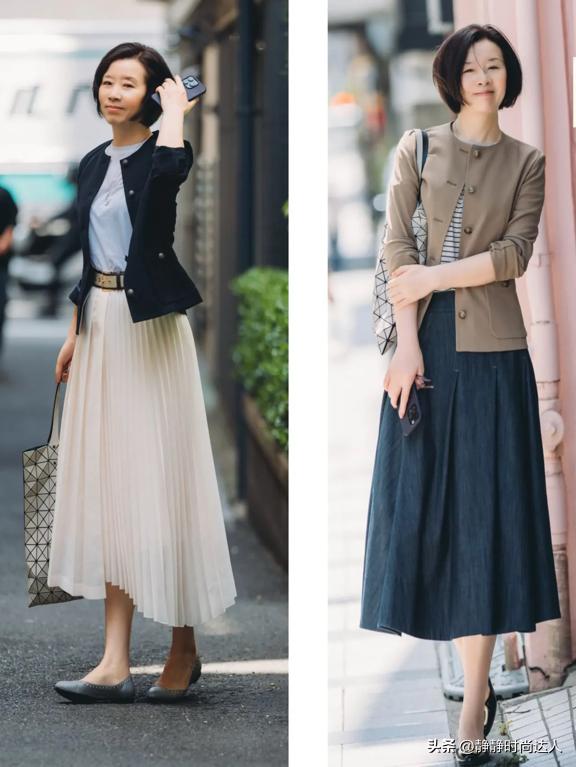 中年女性穿衣花哨,中年连衣裙秋冬不要太花哨