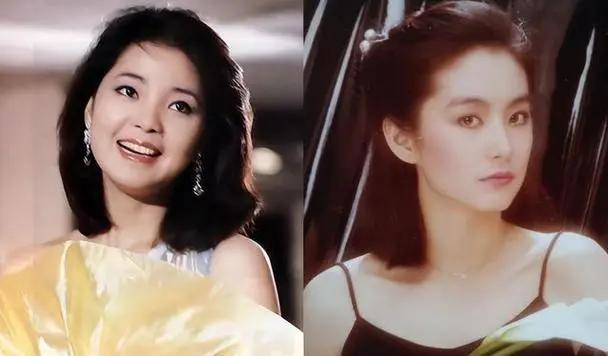 邓丽君和林青霞视频,邓丽君和林青霞海边照