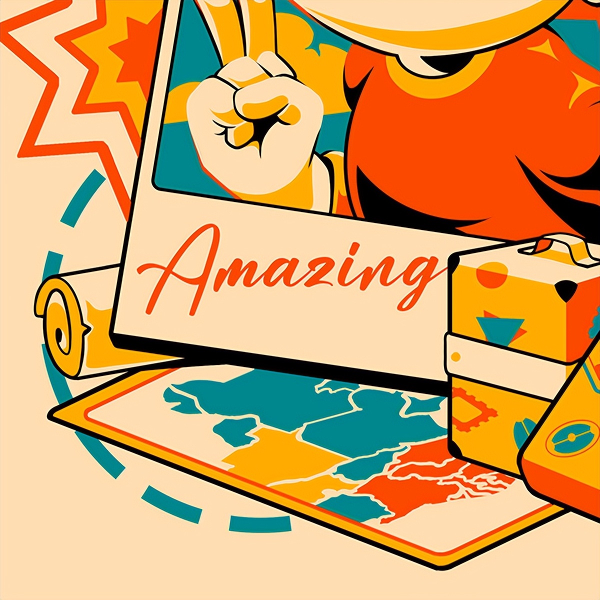 【插画欣赏】这样的潮流T袖插画，好想买！