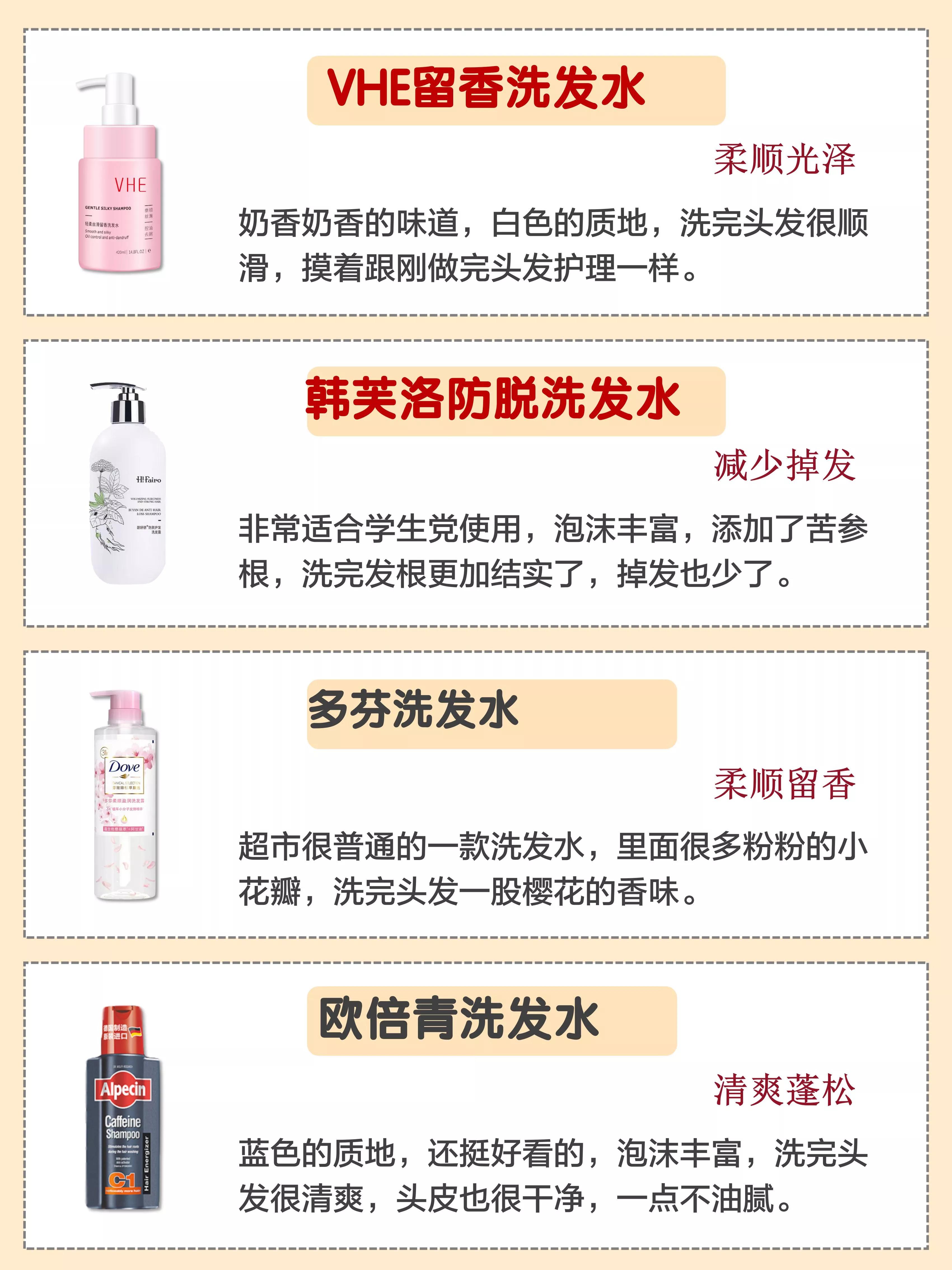 国货洗发水口碑最好的前十名,八大公认的老牌国货洗发水