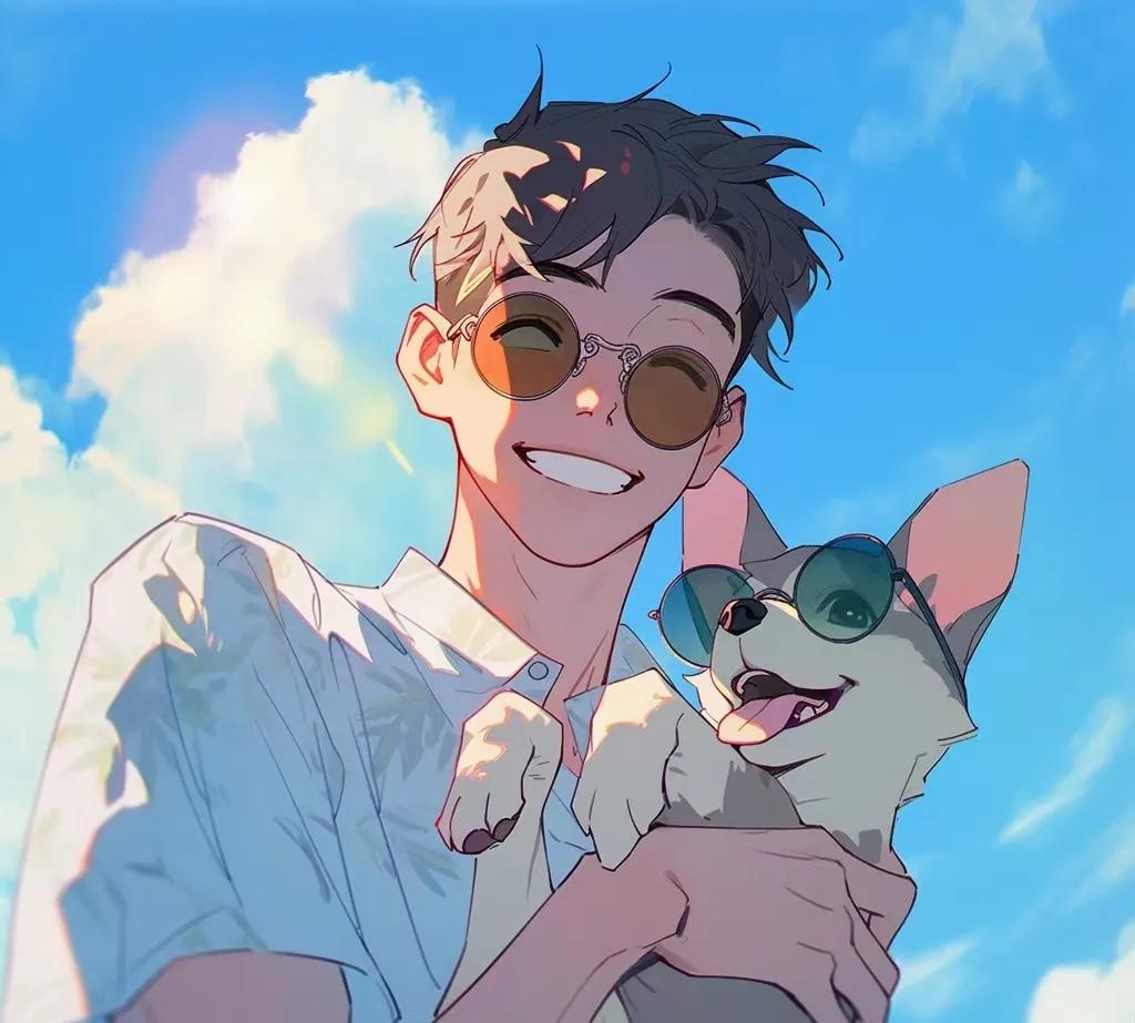 阳光干净灿烂男生头像,阳光灿烂的日子头像微信