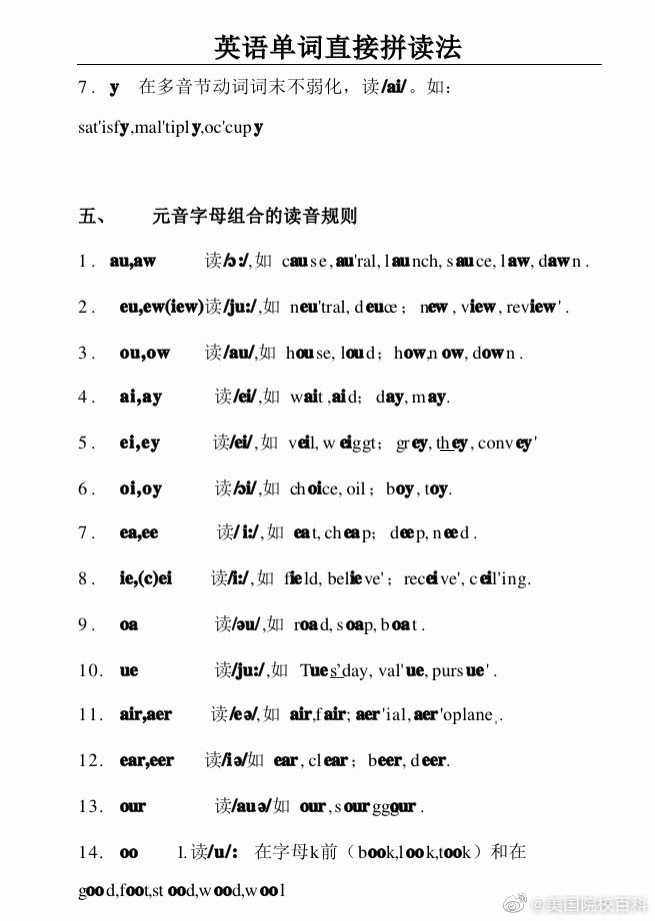 英语单词拼读训练大全,英语单词拼读方法