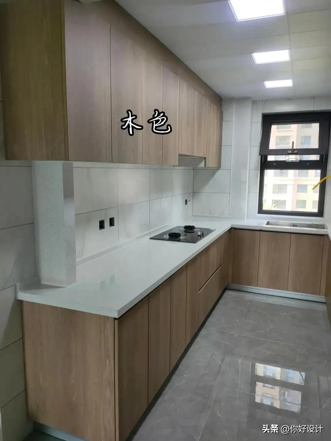 橱柜颜色搭配效果图,橱柜与瓷砖颜色搭配