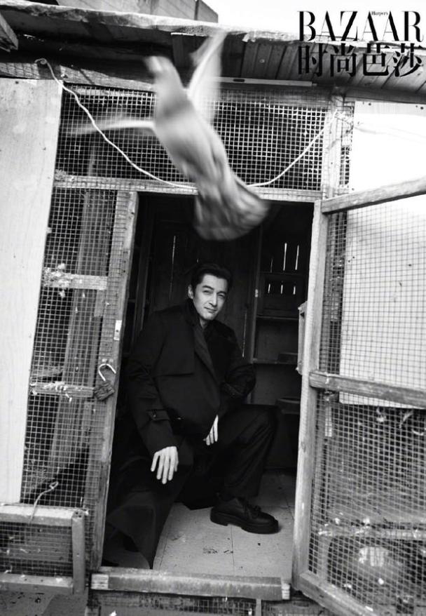 时尚芭莎胡歌霍建华肖战王一博,胡歌光影大片释出化身儒雅绅士