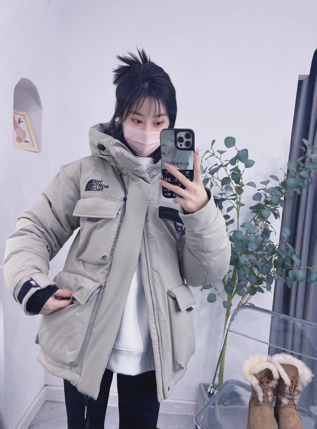 thenorthface北面新款羊羔绒外套,thenorthface北面tnf工装羽绒服