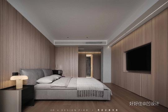 石材地板搭配原木家具,原木石材结构装修效果图