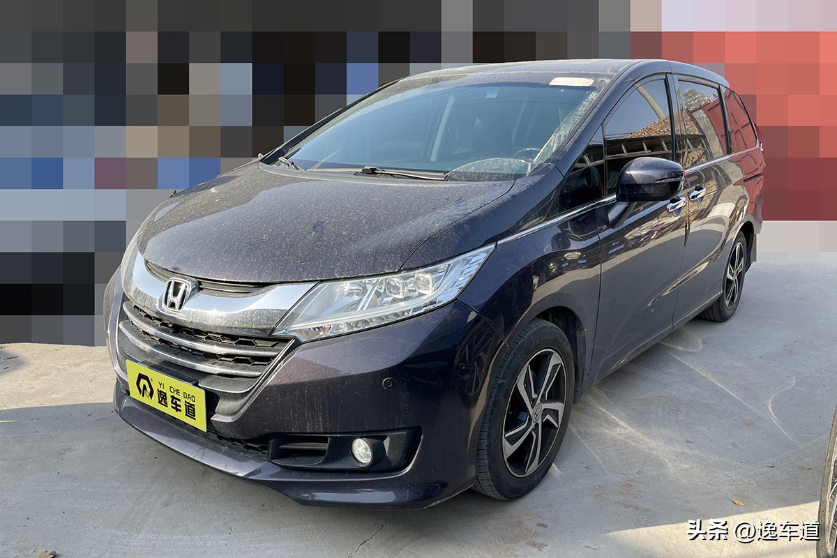 60万公里报废二手车本田奥德赛,14奥德赛二手事故车