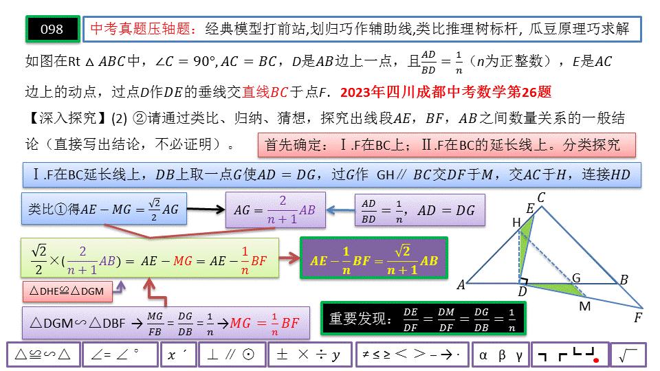 几何图形压轴题解题技巧,2022年中考数学几何压轴题讲解