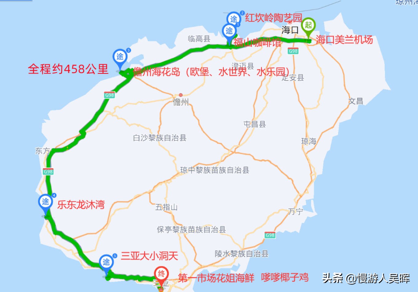 海南环岛游攻略详细行程,海南东线环岛游攻略自由行