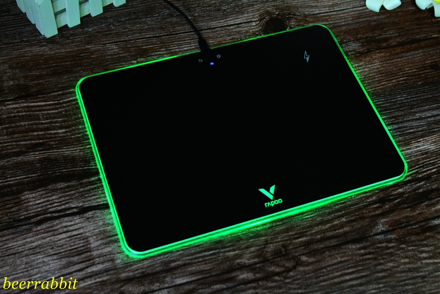 雷柏v10rgb鼠标垫中间凸起,雷柏v10rgb无线充电鼠标垫拆解