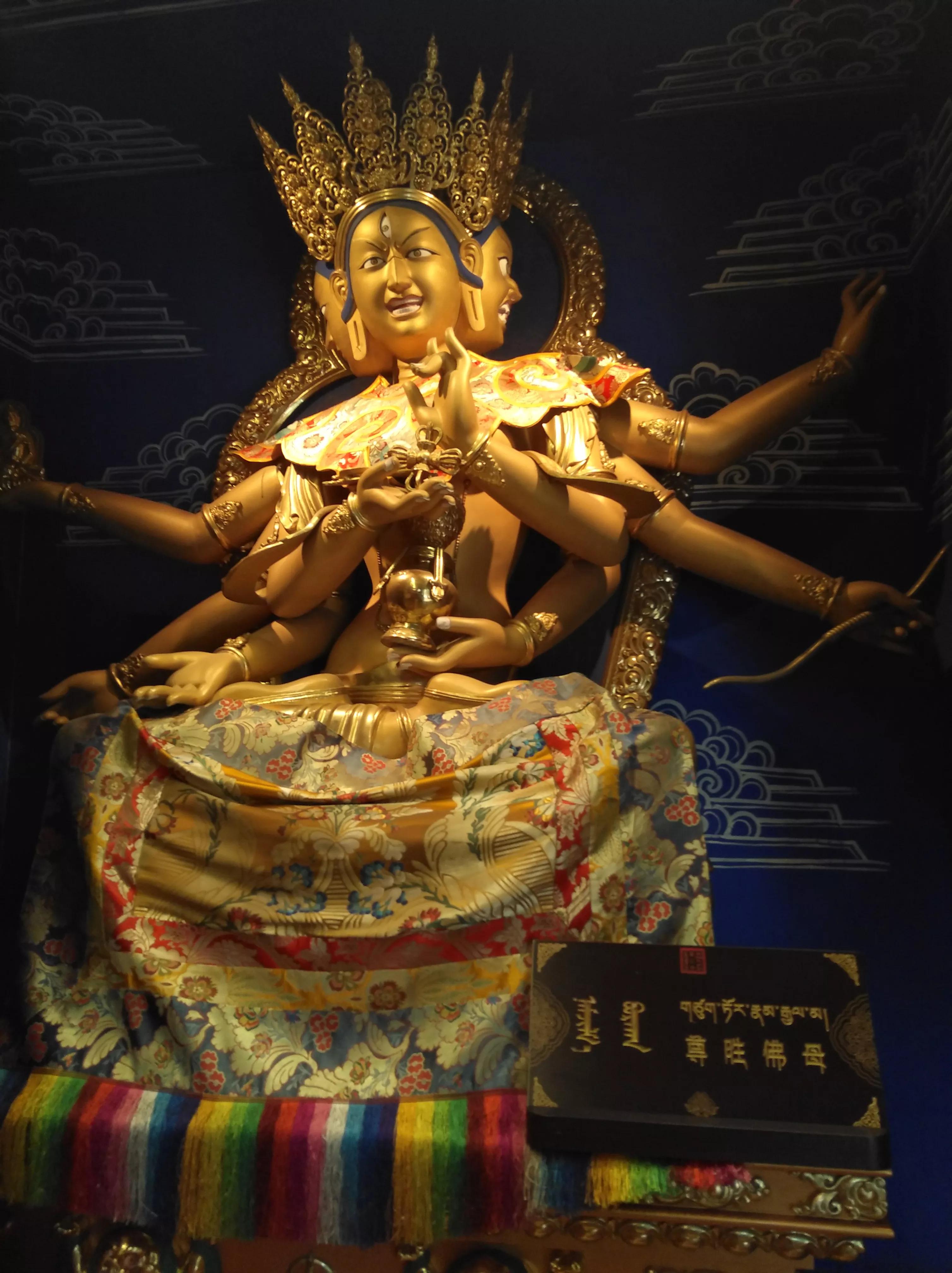 长安城佛教造像,西安广仁寺千手观音造像