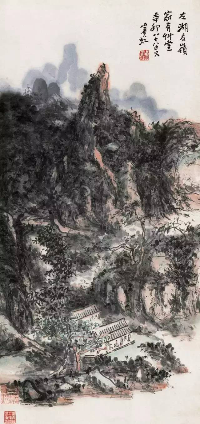 黄宾虹早期山水画的作品欣赏,黄宾虹经典作品13幅欣赏及技法